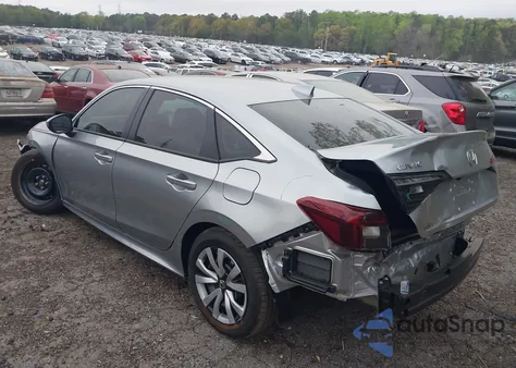 2025 Honda Civic Lx from USA, damaged, VIN 2HGFE2F25SH567871
